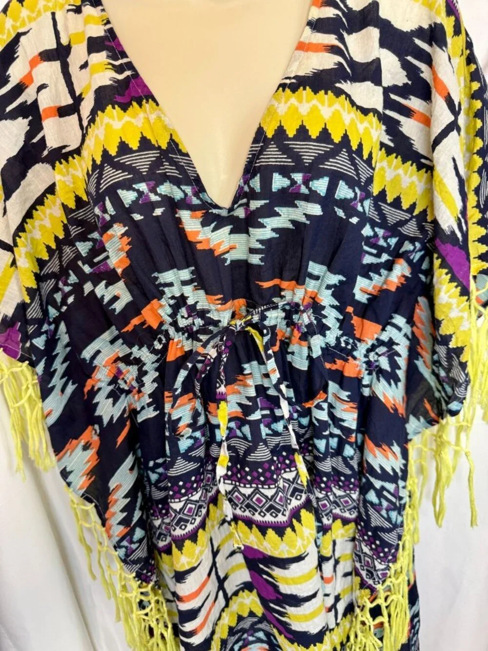Shiraleah Beach Coverup Dress Kaftan - One Size